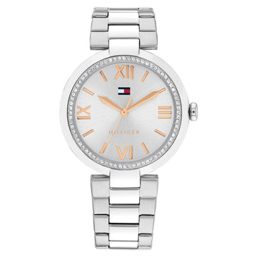 Tommy Hilfiger Stainless Steel Silver Dial Women Watch - 1782681