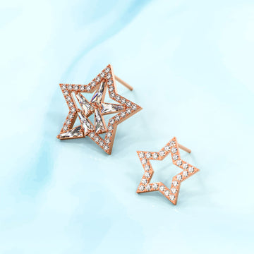 Luna Bloom Earrings Clear