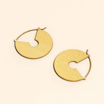 Grande Gold Hoop Earrings