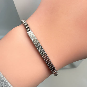 Love Box Chain Bracelet White Gold