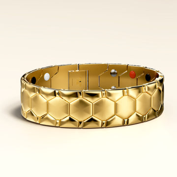 Watch Band Chunky Stack Gold Layered Bracelet