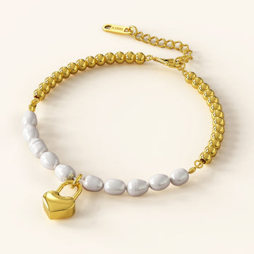 Carlisle Heart-Lock Pendant Bracelet