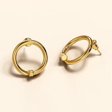 Screw Nail Drop Earrings