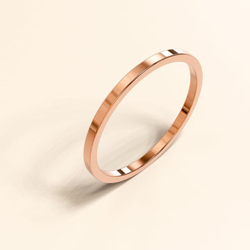 Rose Gold Simplicity Slim Ring