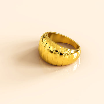 Royal Midas Gleam Ring in Gold Layered