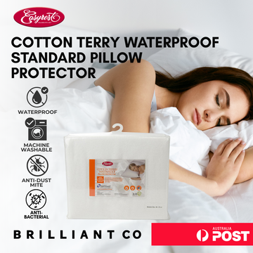 Easy Rest Cotton Terry Waterproof Standard Pillow Protector