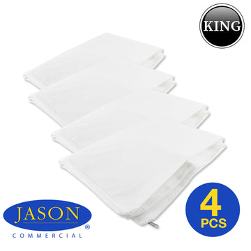 4 Pack Jason Superbond Stain Resistant Pillow Protectors King
