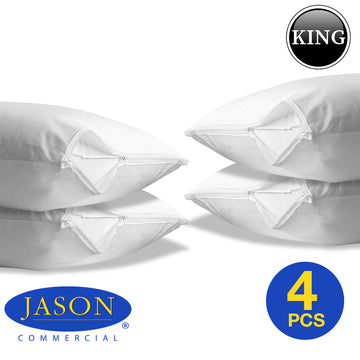 4 Pack Jason Micro Fresh Pillow Protectors King