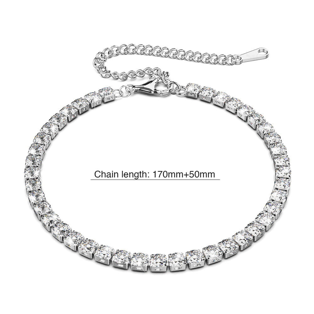 Arena Crystal Tennis Bracelet Embellished with Swarovski® crystals