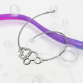 White Gold Intertwined Mickey Embellished with Swarovski® crystals