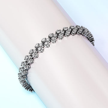 Chitra Tennis Bracelet Embellished With SWAROVSKI® Crystals