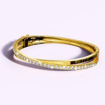Perfection Bangle Embellished With SWAROVSKI® Crystals