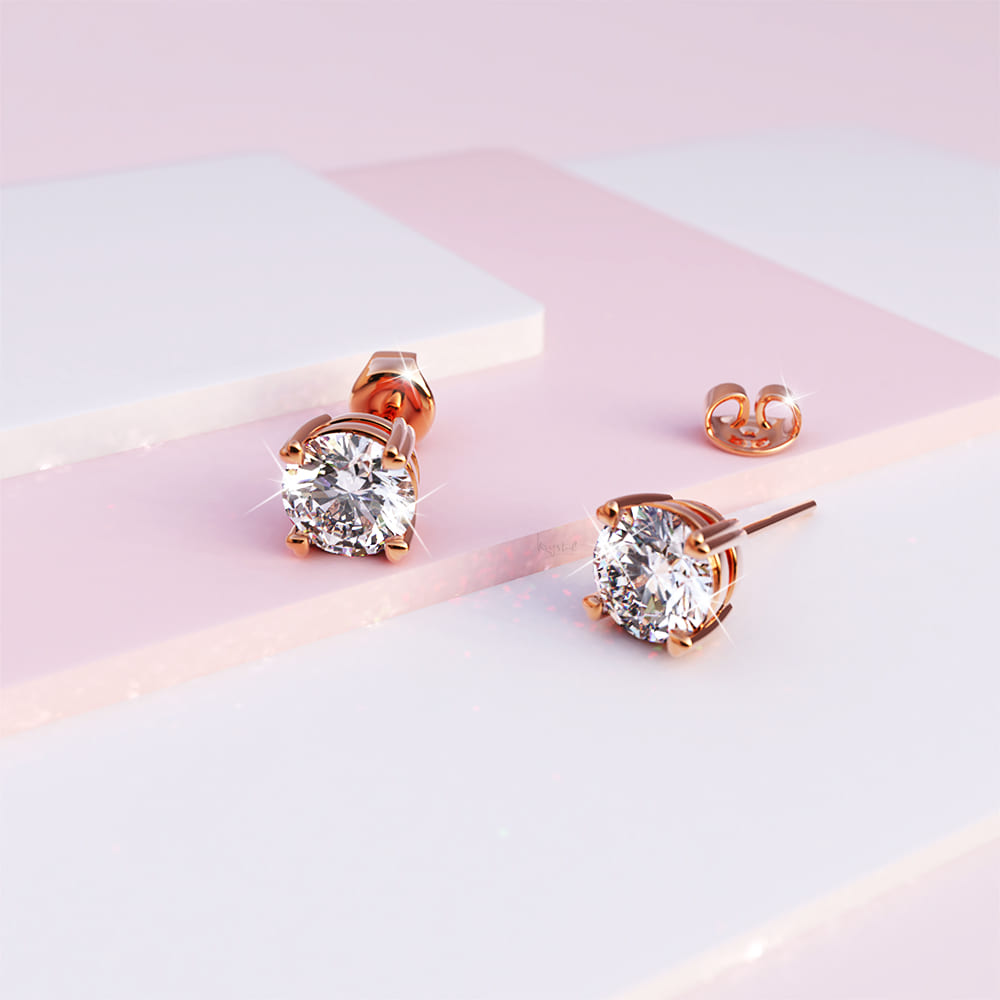 Diamond store earrings swarovski