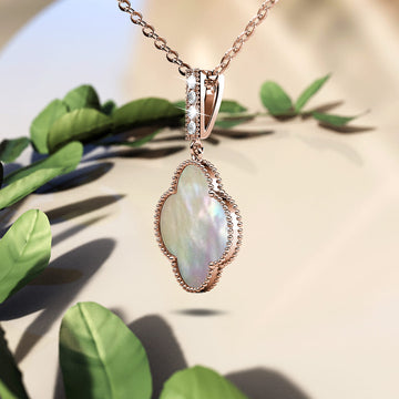 Rose Gold Milkyway Necklace Embellished With SWAROVSKI® Crystals