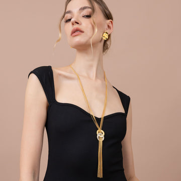 Horizons Long Necklace Embellished With SWAROVSKI® Crystals
