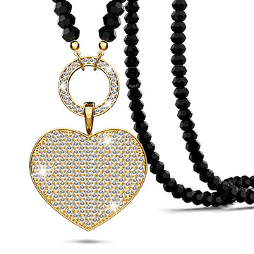 Sweet Beads Long Necklace Embellished With SWAROVSKI® Crystals