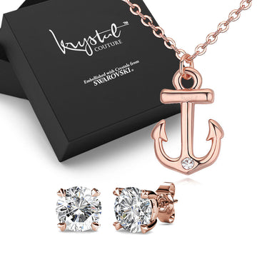 Boxed 2pc Set Embellished with SWAROVSKI® Crystals