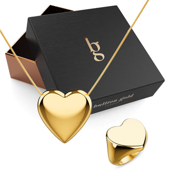 Boxed Heart's Desire Ring and Necklace Set
