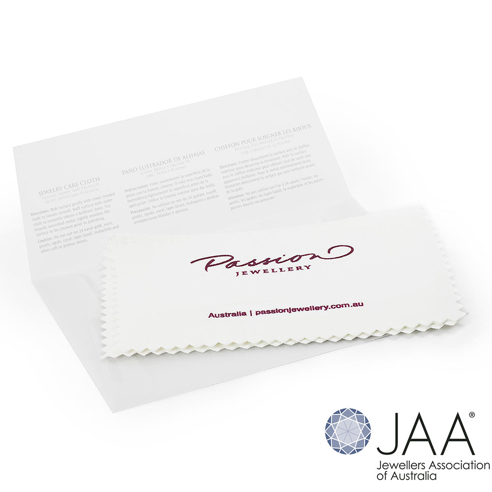 Diamond Royal Messages Huggies Encased in 18k White Gold