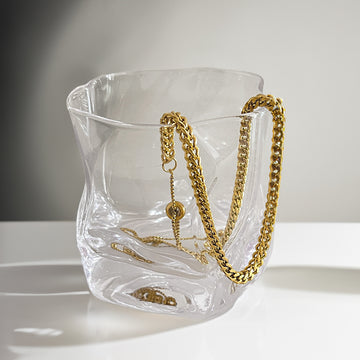Gold Fox Tail Chain Necklace