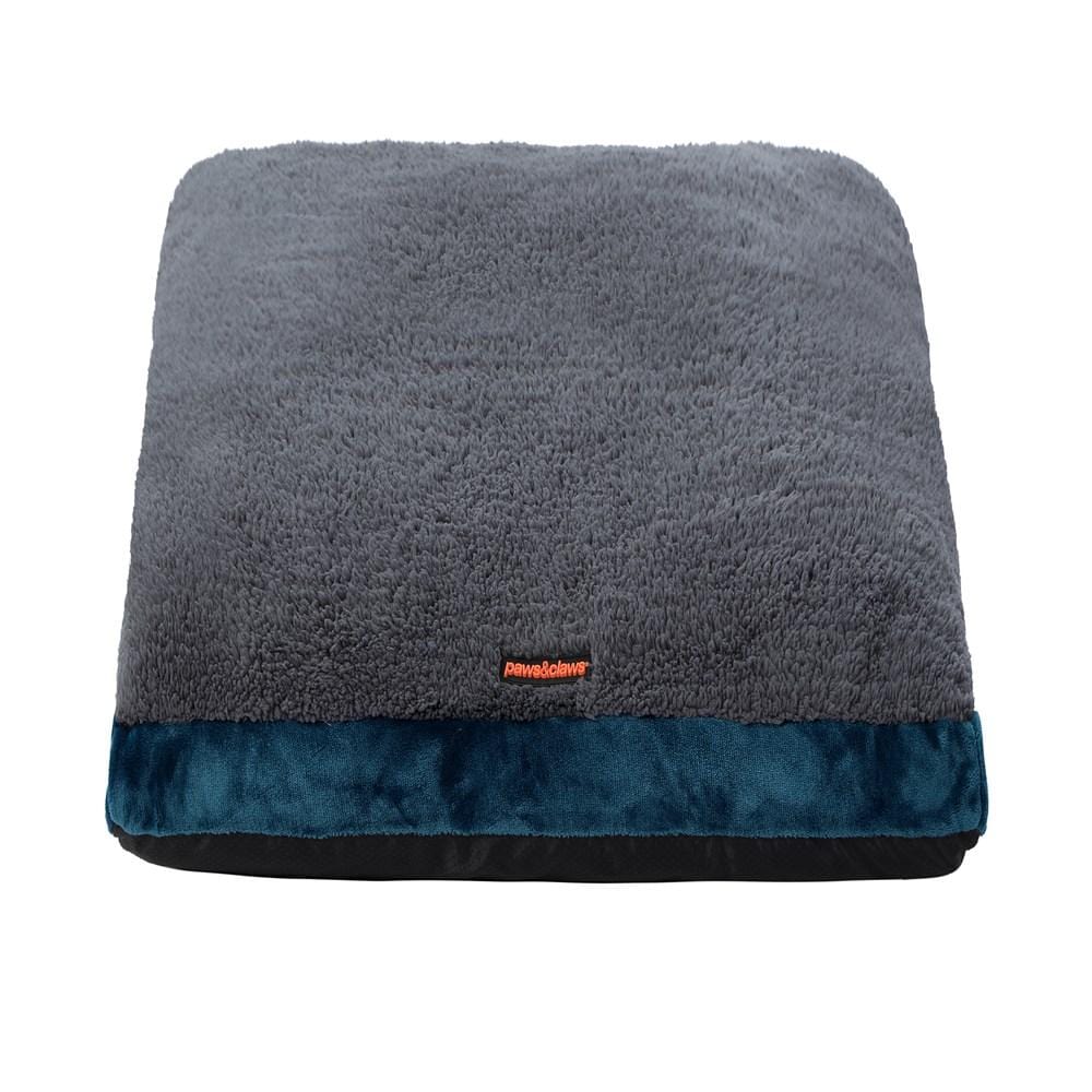 PRIMO PLUSH MATTRESS LARGE
100X80X12CM CHARCOAL/BLUE - Brilliant Co