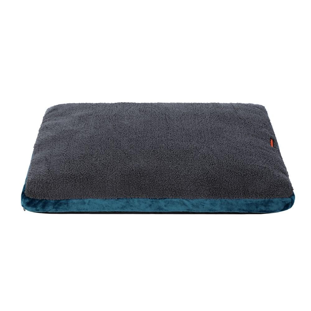 PRIMO PLUSH MATTRESS LARGE
100X80X12CM CHARCOAL/BLUE - Brilliant Co
