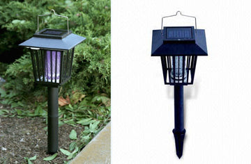 2 in 1 Bug Zapper and LED Light Mosquito Insect Fly Killer Garden Outdoor Decor