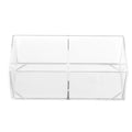 Boxsweden  CRYSTAL MICRO TRAY 2 SECTION - SMALL 6PCS - Brilliant Co