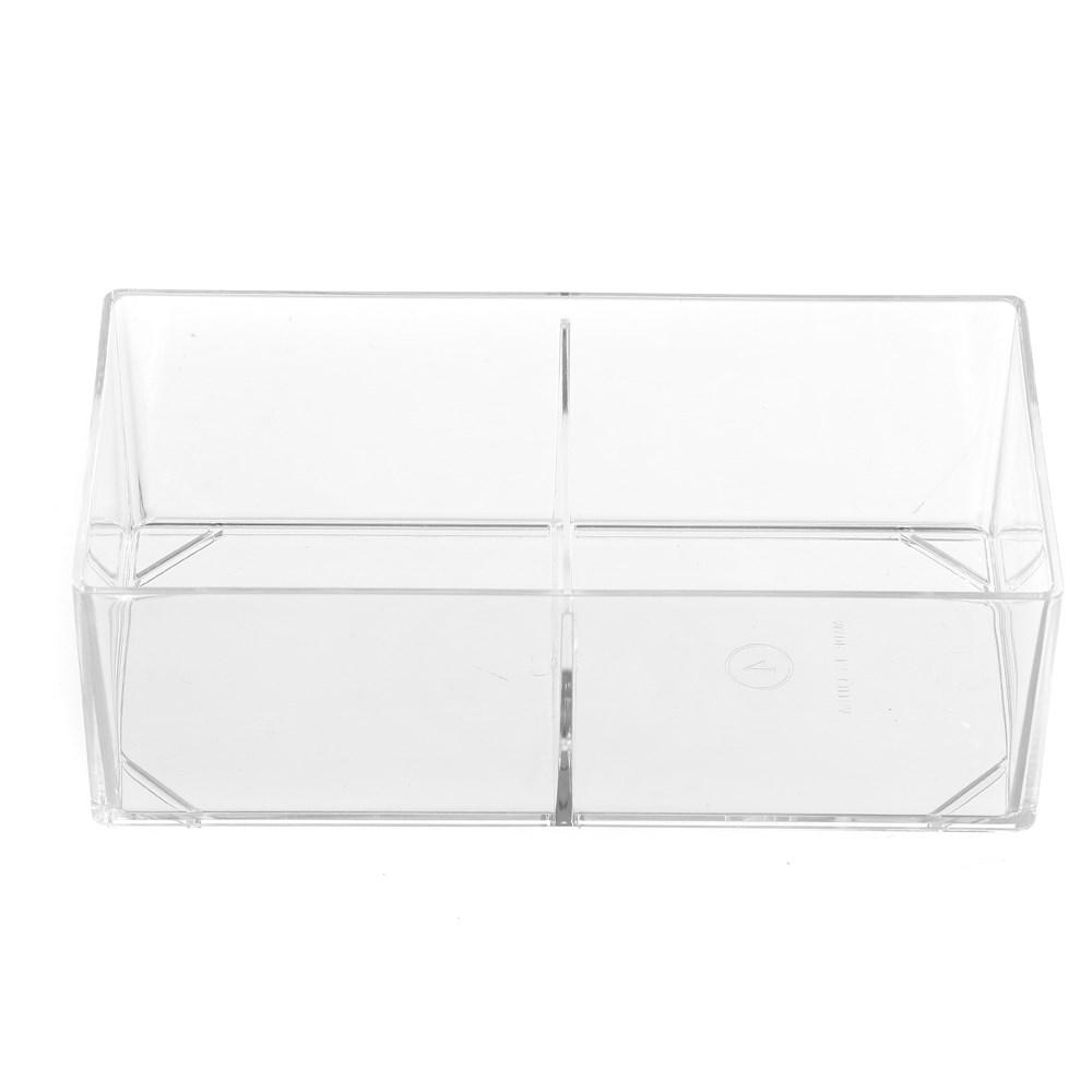 Boxsweden  CRYSTAL MICRO TRAY 2 SECTION - SMALL 6PCS - Brilliant Co