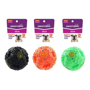 HIDE A TREAT GIGGLE BALL
PET TOY 12CM 3 ASSTD - Brilliant Co