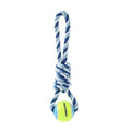 Paws & Claws  BLUE ROPE & TENNIS BALL TUGGER 3PCS - Brilliant Co
