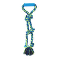 TWIN KNOTTED ROPE TUGGER TOY
W/ HANDLE
 50CM - Brilliant Co