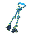 TWIN KNOTTED ROPE TUGGER TOY
W/ HANDLE
 50CM - Brilliant Co