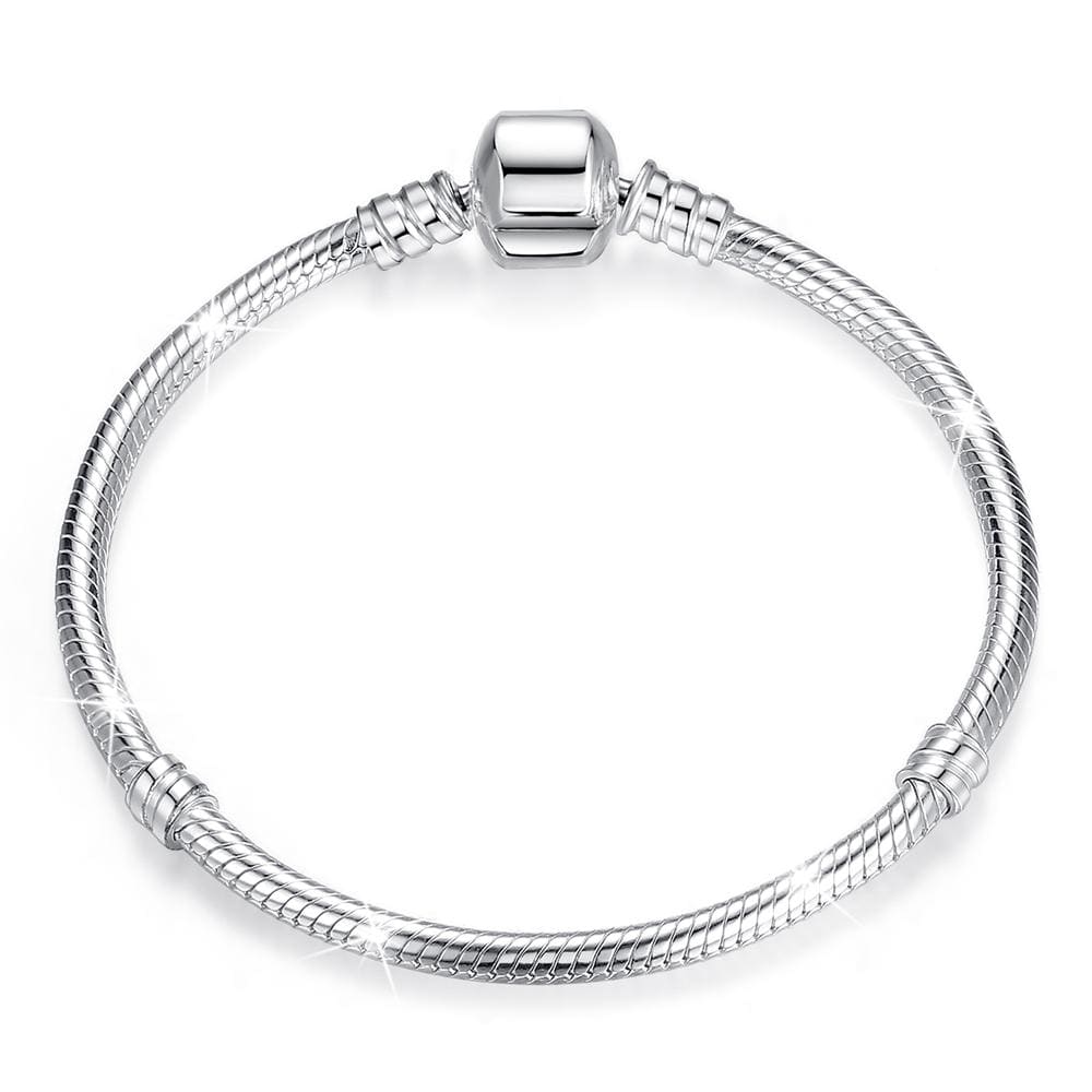 Solid 925 Sterling Silver Created Diamonds Pull Tie Tennis Bracelet