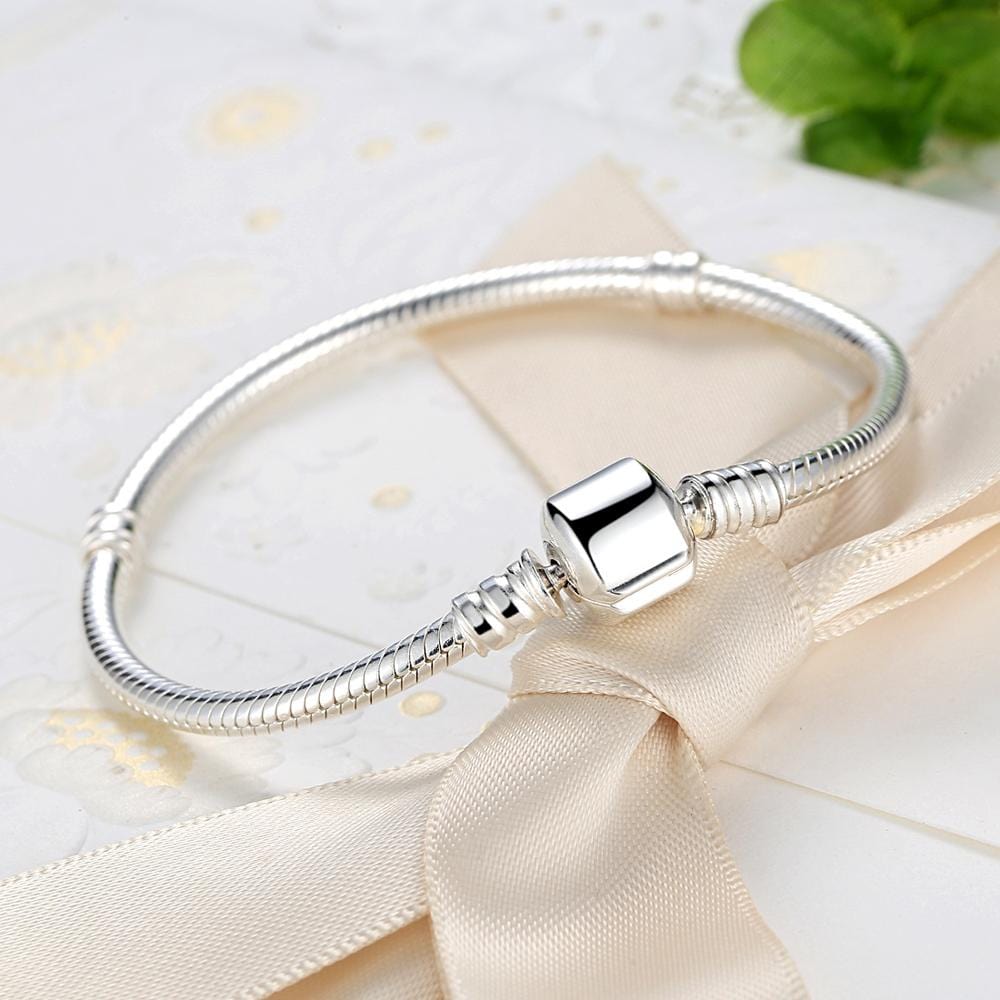 Solid 925 Sterling Silver Created Diamonds Pull Tie Tennis Bracelet