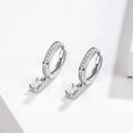 Solid 925 Sterling Silver Classic Drop Earrings