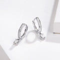 Solid 925 Sterling Silver Classic Drop Earrings