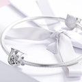 Solid 925 Sterling Silver Vintage Inspired Antique Alphabet Charm - 64