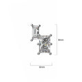 Solid 925 Signature Silver Stellar Stud Earrings 4