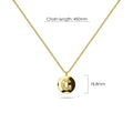 Solid 925 Sterling Silver Initial Alphabet Personalised Disc Necklace - 28