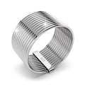 Solid 925 Sterling Silver Multi-band Wire Ring