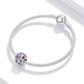 Boxed Solid 925 Sterling Silver Dual Tone Heart Shape and Sunflower Charms - Brilliant Co