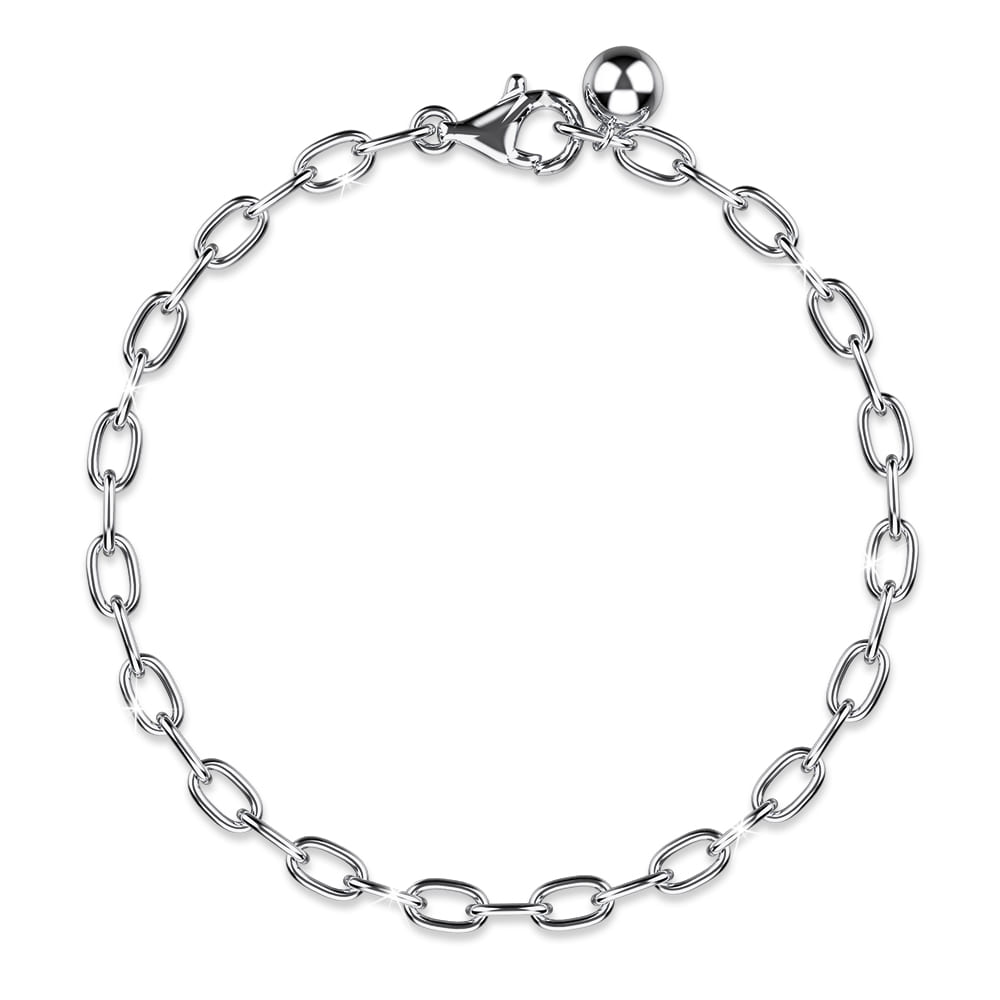 Boxed Solid 925 Sterling Silver Infinity Love Bracelet and Ring Set