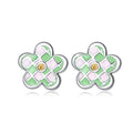 Boxed Solid 925 Sterling Silver Sunny Day Boxed Stud Earrings Sets