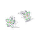 Boxed Solid 925 Sterling Silver Sunny Day Boxed Stud Earrings Sets