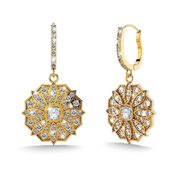 Feme Bloom Earrings Gold - Brilliant Co