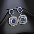 Rosie Bloom Earrings in Sapphire - Brilliant Co