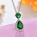 Mystique Bloom Necklace in Emerald - Brilliant Co