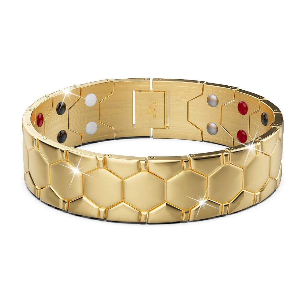 Watch Band Chunky Stack Gold Layered Bracelet