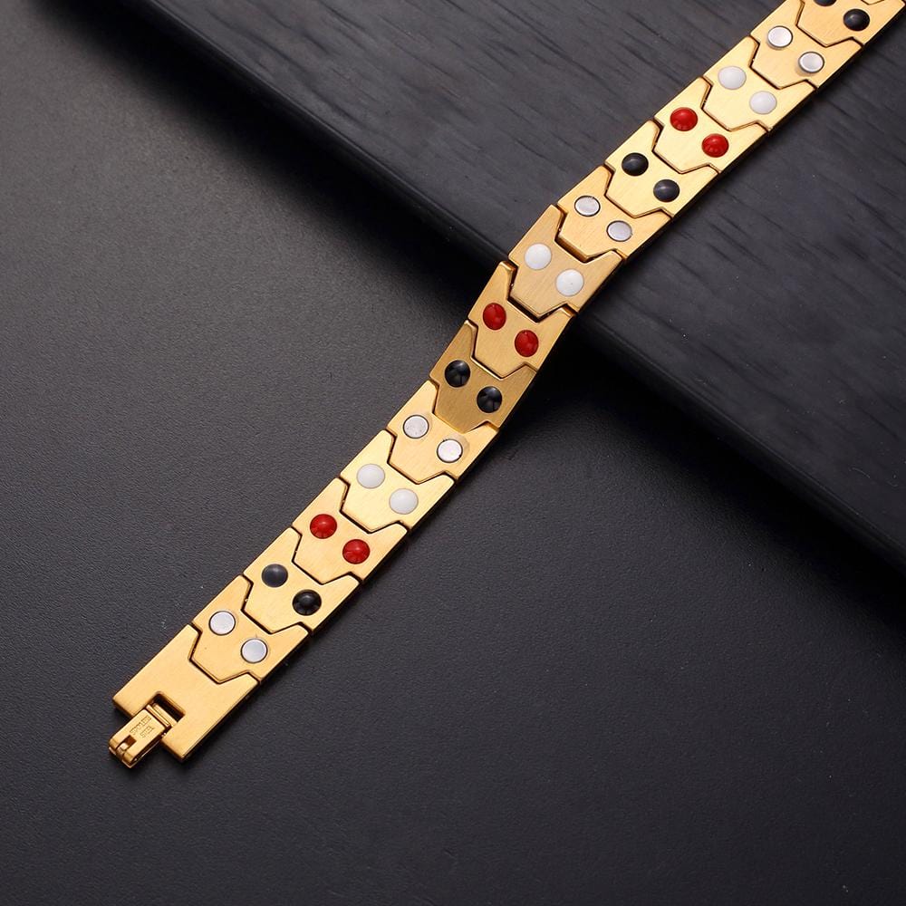 Watch Band Chunky Stack Gold Layered Bracelet